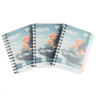 Блокнот Yes В6 Military 144 аркуша пластикова обкладинка (681981) Вінниця - фото 2