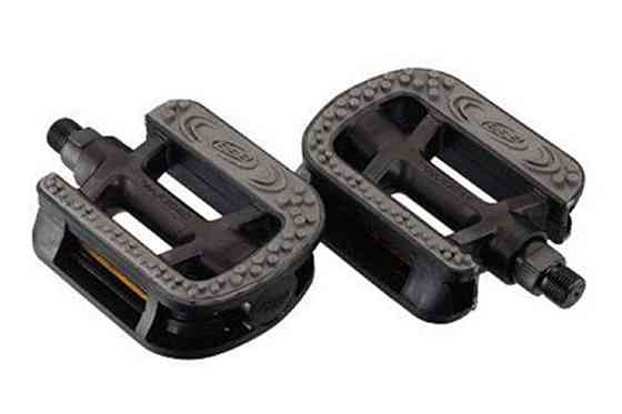 Педали велосипедные (с катафотами, пластик, усиленные, серые) Мукачево