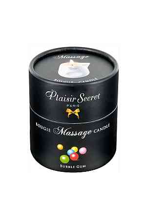 Ароматическая массажная свеча Secret Pleasure BUBBLE GUM 80ML Sex Aura Киев