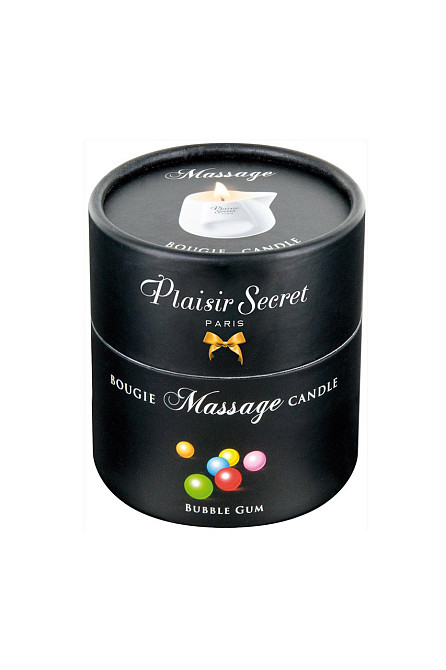 Ароматическая массажная свеча Secret Pleasure BUBBLE GUM 80ML Sex Aura Киев - изображение 3