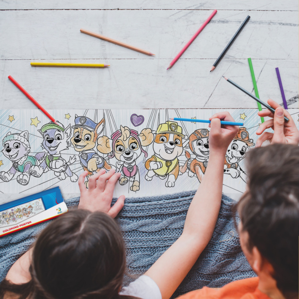 Розмальовка дитяча Paw Patrol Друзі 200192, 70х16 см Вінниця - фото 5