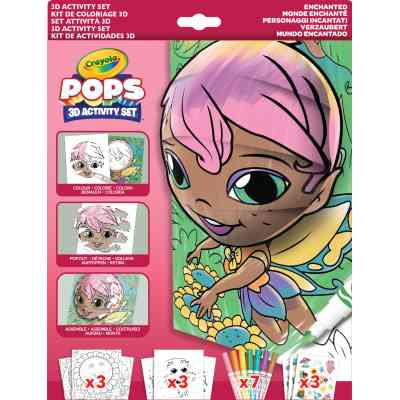 Набор для творчества Crayola POPS 3D Волшебный мир с 7 фломастерами (04-2801) Винница