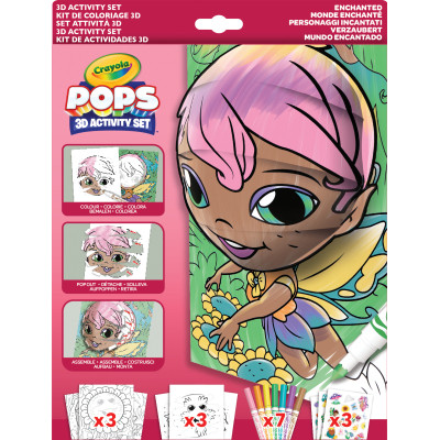 Набір для творчості Crayola POPS 3D Чарівний світ з 7 фломастерами (04-2801) Вінниця - фото 1