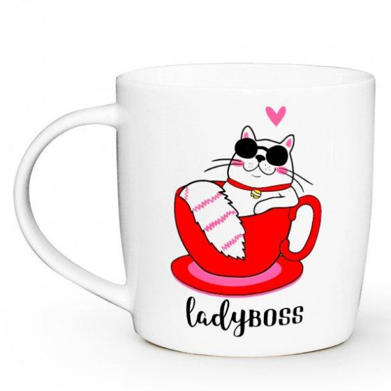 Чашка Lady boss 500мл (подарункова уп) 5034 Кварта Житомир - изображение 1