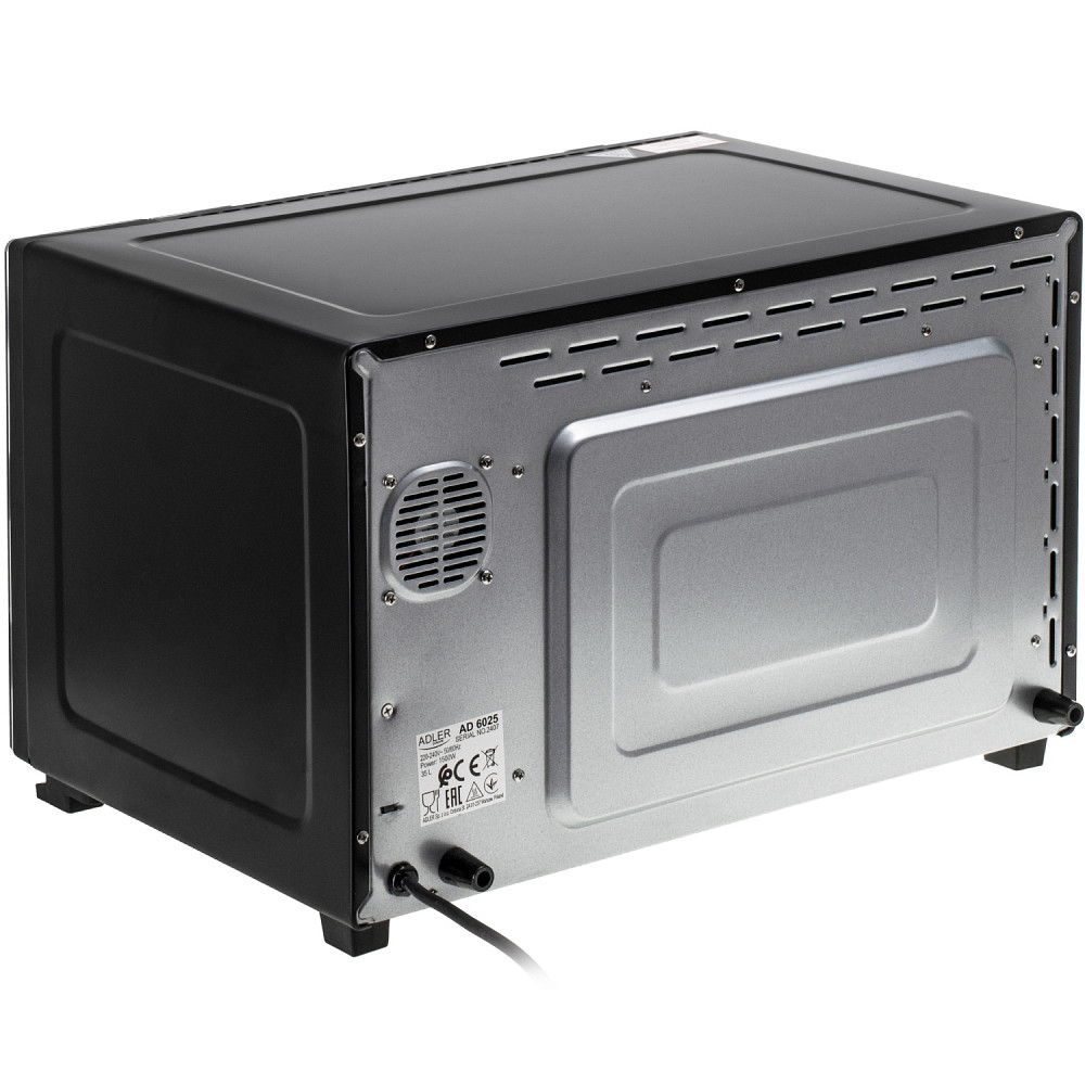 Електрична піч Adler AD 6025 1500Вт/ 35л /електроплита/ механічне керування/чорна Вінниця - фото 10