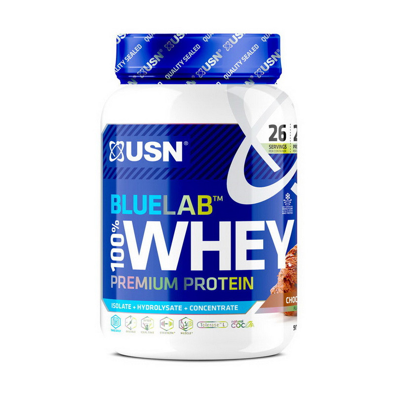Blue Lab 100% Whey Premium Protein (908 g, chocolate) Луцк - изображение 1