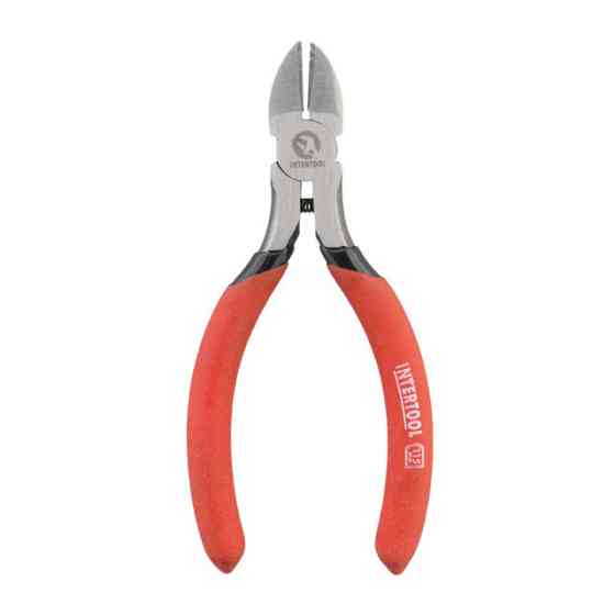 Бокорезы, 115 мм, изолированные двухслойные рукоятки INTERTOOL HT-0150 Киев