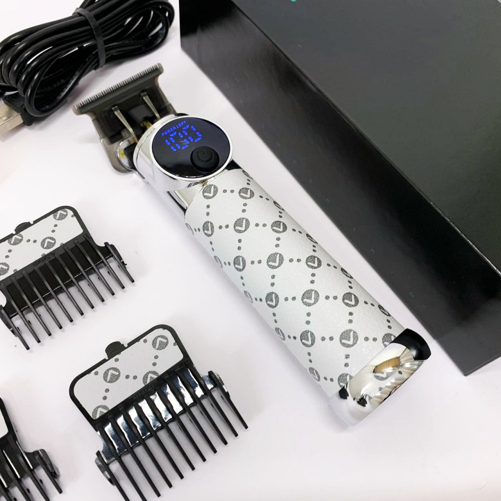 Триммер для стрижки аккумуляторный профессиональный VGR V-942, Триммер для стрижки волос мощный SK-76 Львов - изображение 9