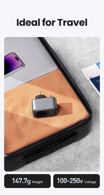 Зарядное устройство UGREEN 30W с расширителем розетки Киев - изображение 1