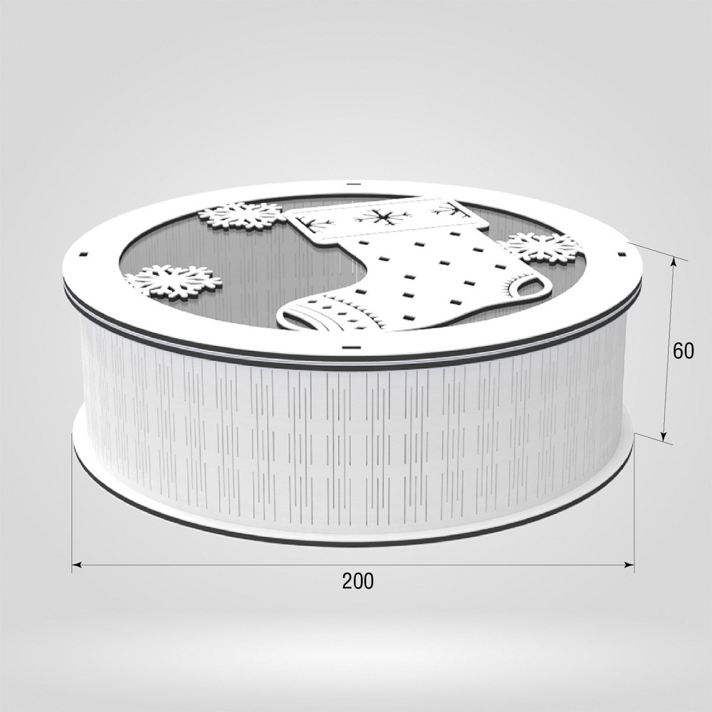 Подарочная коробка EKOSTAR d200 h60 Киев - изображение 3