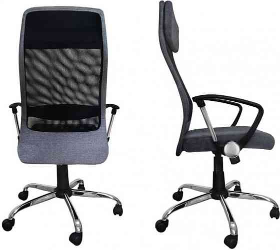 Крісло поворотне Q-345 сіре Киев