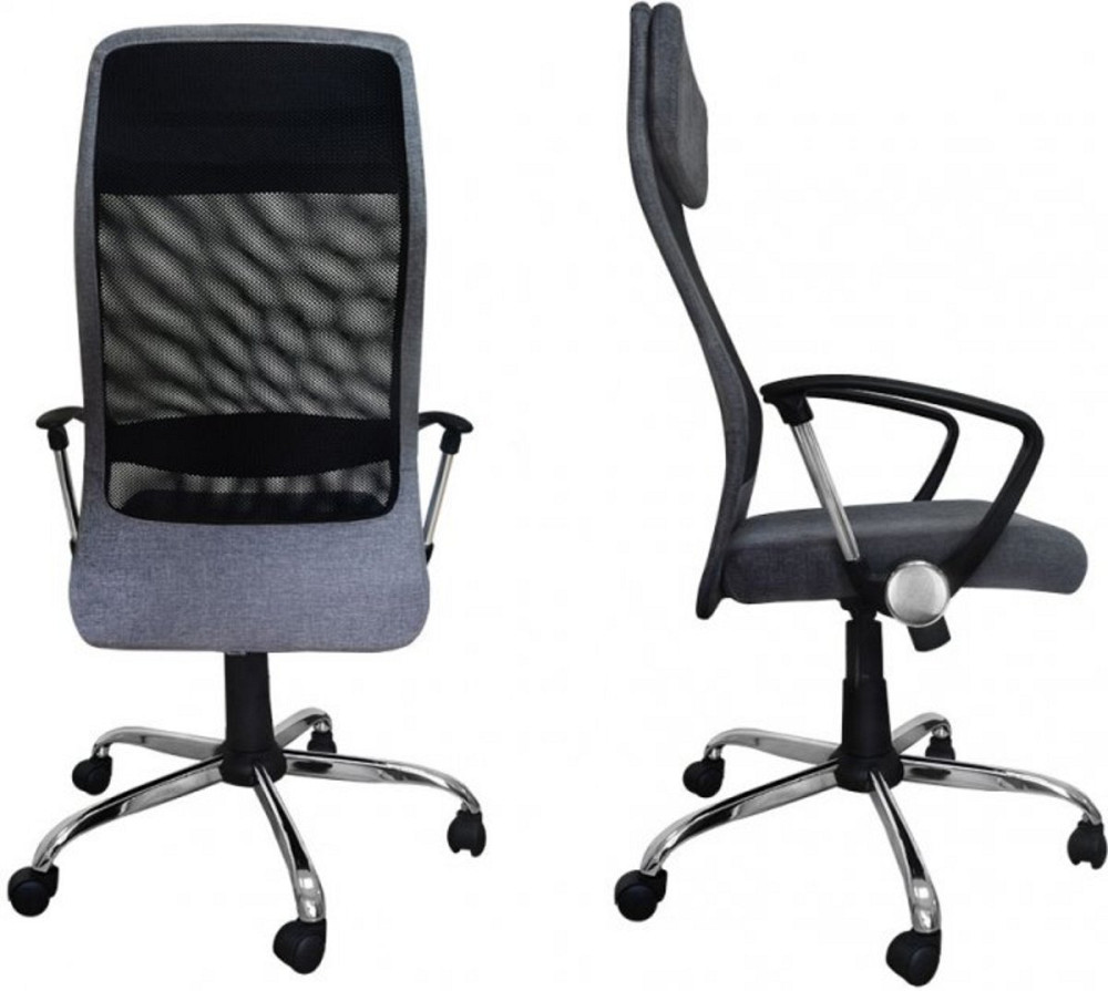 Крісло поворотне Q-345 сіре Киев - изображение 5