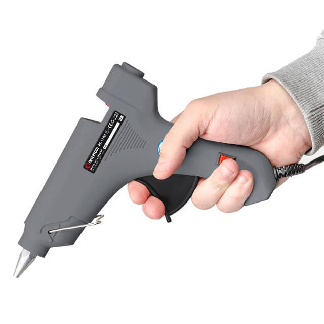 Пістолет клейовий 60(185) Вт, 165-180°C, під стрижні 10,8-11,5 мм, 8-20 г/хв INTERTOOL RT-1103 Київ - фото 6