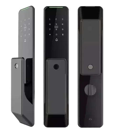 Розумний дверний біометричний замок SEVEN LOCK SL-7775BF black Київ - фото 3