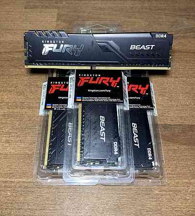 ОЗУ Kingston HyperX DDR4 8gb 3600MHz для ПК Клевань