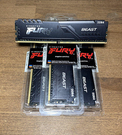 ОЗУ Kingston HyperX DDR4 8gb 3600MHz для ПК Клевань - изображение 1