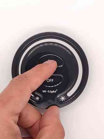 Milight Панель керування Мілайт бездротова чорна кругла 1 зона 2,4 ГГц Київ