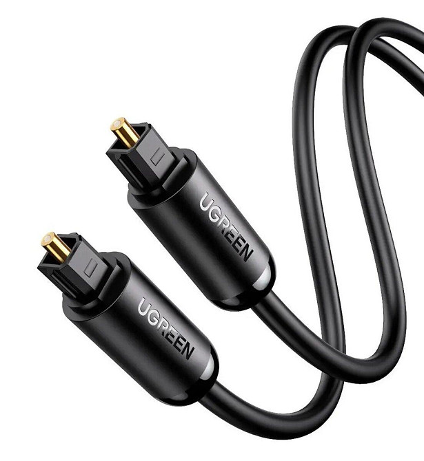 Аудіо кабель UGREEN AV122 Toslink оптичне волокно Audio Cable 2 м (Black)(UGR-70892) UGR-70892 Одеса - фото 1