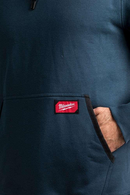 Толстовка WHMW MILWAUKEE, з капюшоном, синя, розмір L Одесса - изображение 4