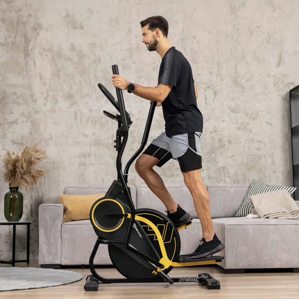 Орбітрек магнітний Hop-Sport HS-450B Dynamic чорно-жовтий Київ - фото 9