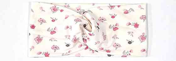 Повязка для девочки с принтом Цветы Киев