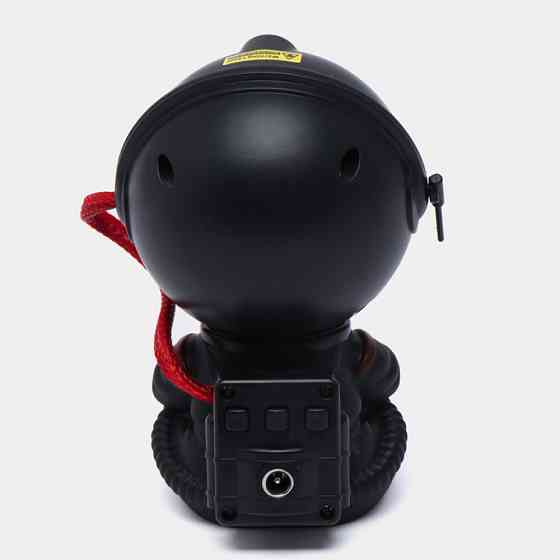 Лазерный ночник-проектор звездного неба Космонавт, с USB + пульт, Черный / Детский светильник-ночник звездное небо Киев