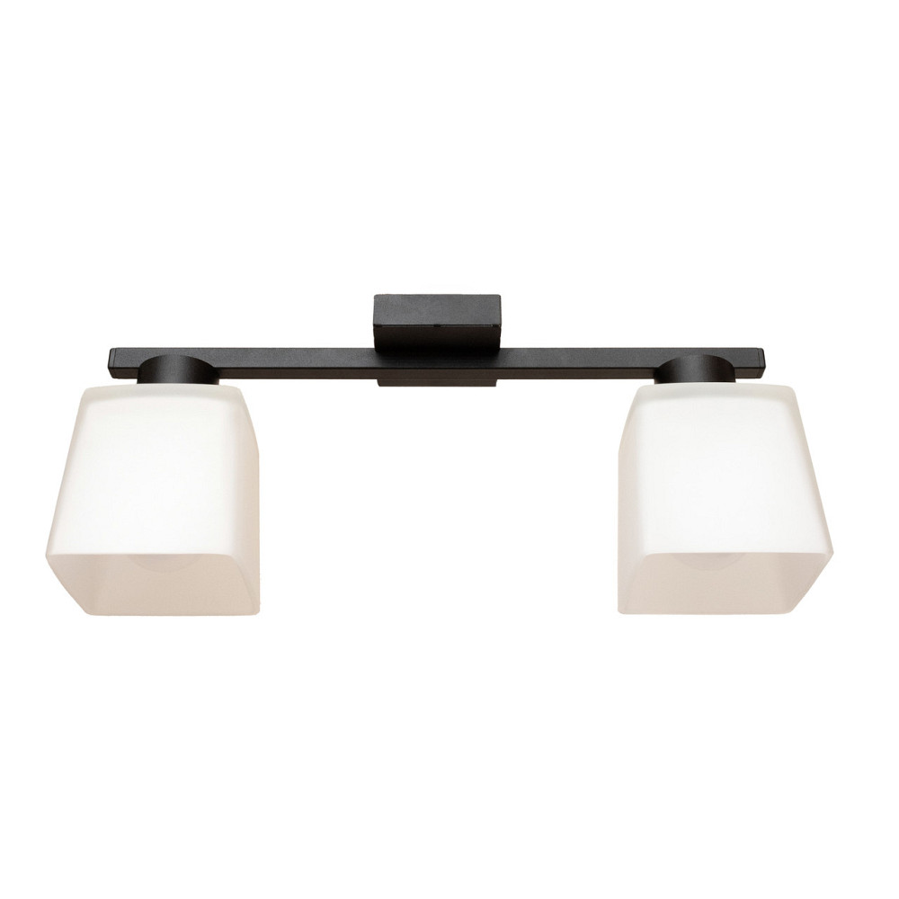 Люстра потолочная на два плафона MSK Electric Sakura под лампы Е27 черная NL 16510-2 BK Одесса - изображение 2