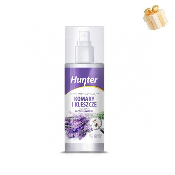 Натуральный спрей от комаров и клещей Hunter, 100 мл Днепр - изображение 1