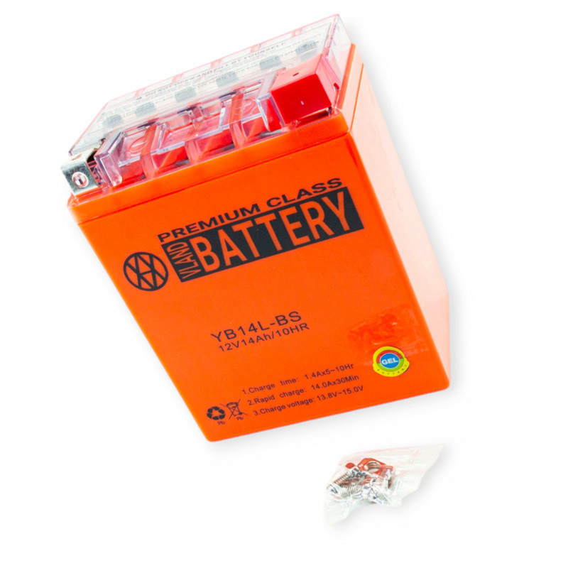 Акумулятор (132х88х164) гелевий помаранчевий 12V14А Мукачево - фото 1