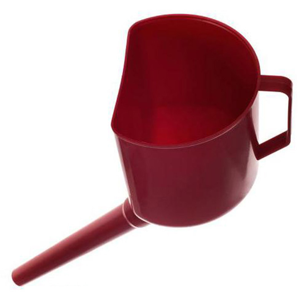 Лійка для палива з фільтр-сіткою пластикова червона Киев - изображение 4