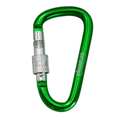 Карабін туристичний Tramp Набір 10 шт з муфтою 7 cм Green (UTRA-302-green) Вінниця - фото 2