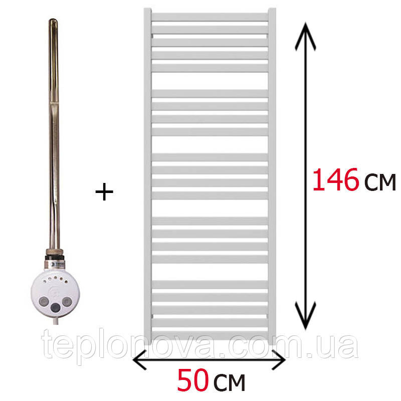 Електрична Рушникосушка Плоска Біла 1460х500 Terma Marta Чернівці - фото 1