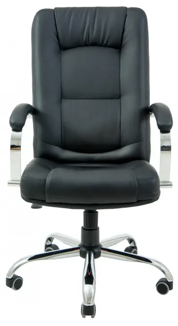 Офісне Крісло Керівника Richman Alberto Fly 2230 Хром М1 Tilt Чорний Київ - фото 2