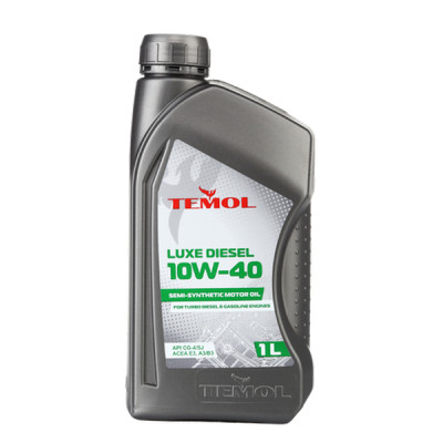 Моторна олива TEMOL Luxe Diesel 10W40 1л (TEMOL 62900) Вінниця - фото 1