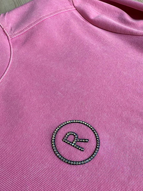 Лонгслив женский A-N 2517-5 трикотажный варка тай-дай с камешками 