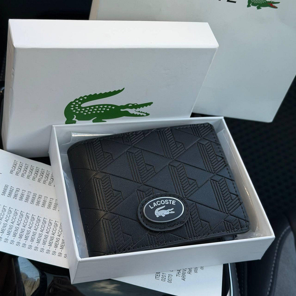 Мужской кошелек Lacoste в фирменной упаковке (В2) Киев - изображение 2