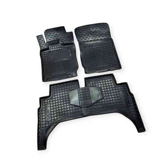 Килимки mitsubishi l 200 2013-> (довга база) борт 2,5 см, з перемичкою салону Мукачево