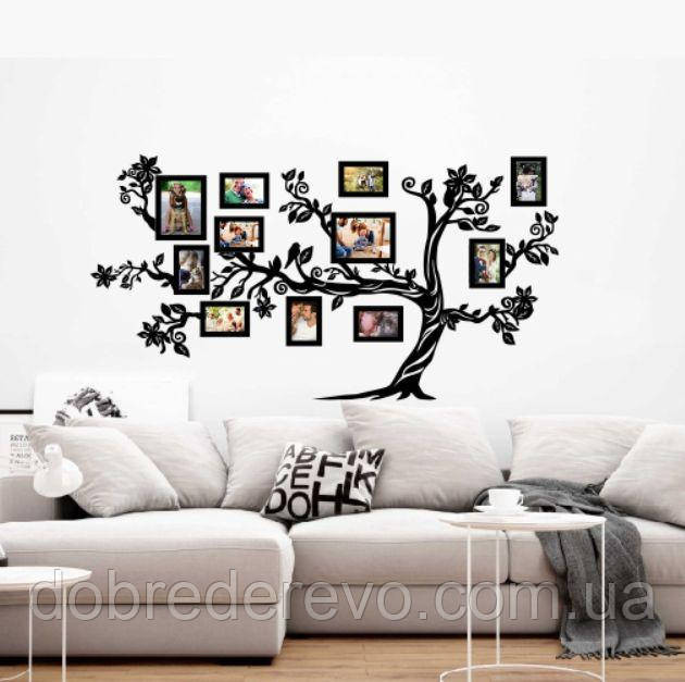 Сімейне дерево 11 фото рамок xxl, родинне дерево на стіну з фото рамками top 3 Вижниця - фото 5