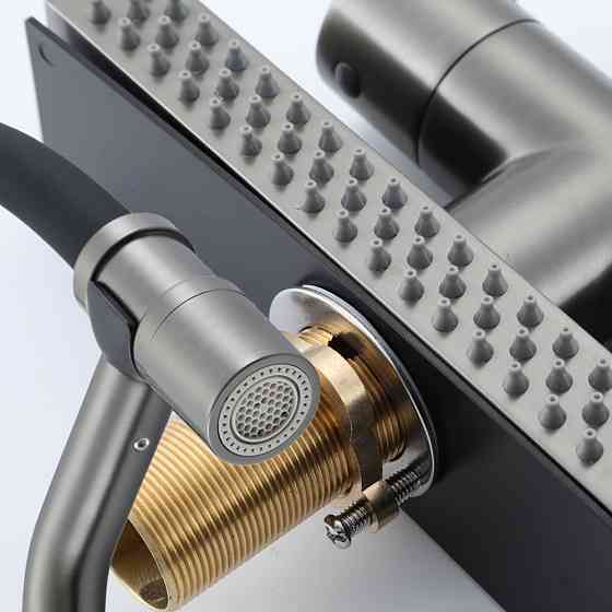 Смеситель для кухни под фильтр GAPPO G4098-9 гибкий излив, функция 