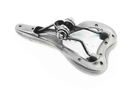 Сидіння MTB 265x155мм, чорно-зелене AVY-6628 Київ