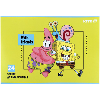 Альбом для малювання Kite SpongeBob SquarePants, 24 аркуша (SB25-242) Вінниця - фото 2