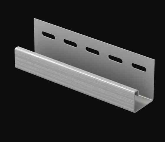 J-планка (J-Trim). Сірий 3050 мм. Дніпро