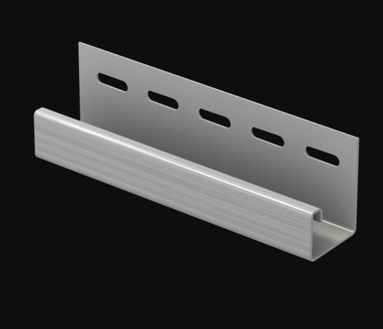 J-планка(J-Trim). Серый   3050мм. Днепр - изображение 2