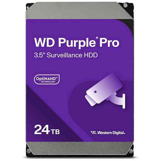 Накопичувач HDD SATA 24.0TB WD Purple Pro 7200 rpm 512 MB (WD241PURP) ( 17522 ) Харків