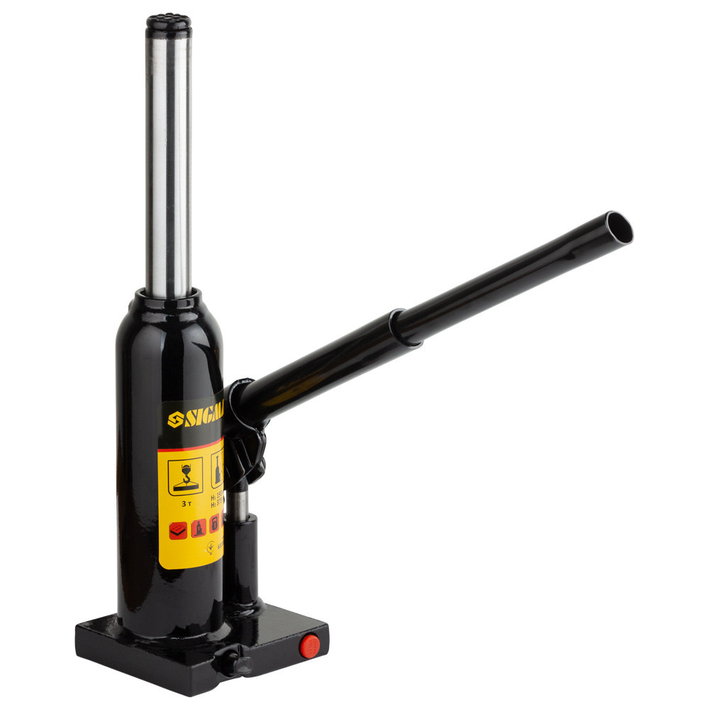 Домкрат гидравлический бутылочный 3т H 193-373мм SIGMA (6101031) Ровно - изображение 5