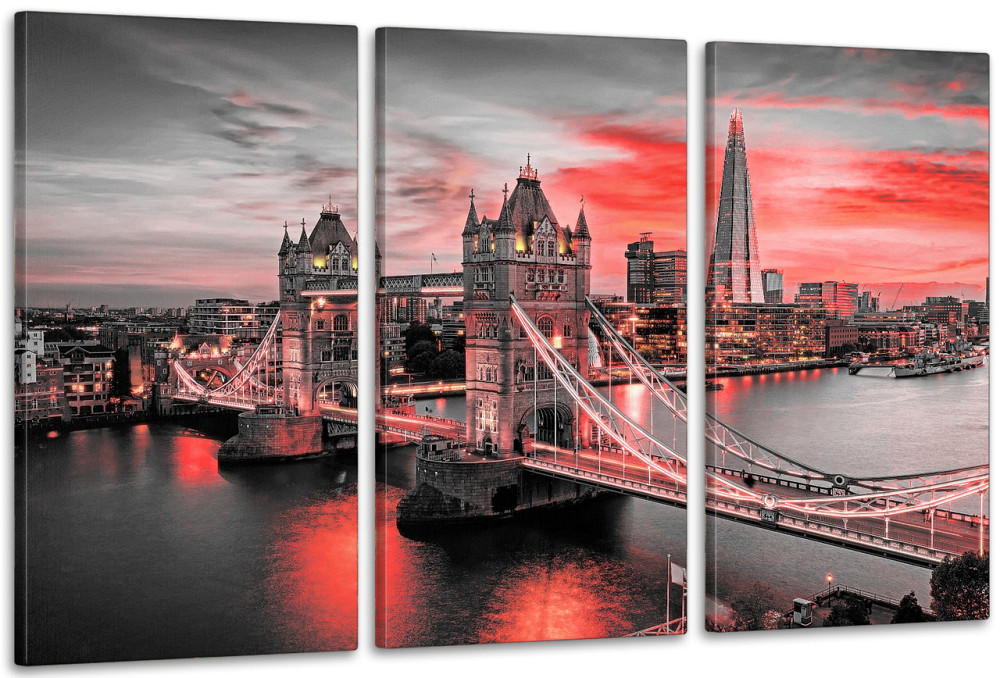 Модульна картина у вітальню/ спальню   Велика Британія  ART-067_3A Київ - фото 1