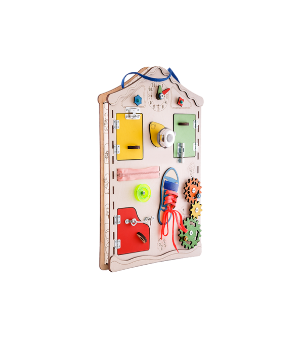 Дитяча дошка будиночок розвиваюча. Бізіборд D008, 38х56х6 Вінниця - фото 5