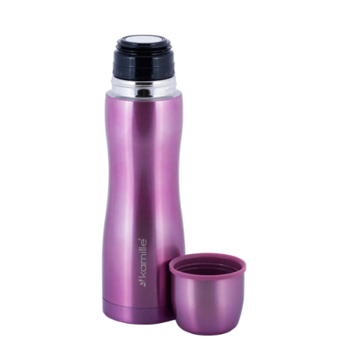 Термос 500мл з нерж.сталі (1 чашка; блакитний, салатовий, рожевий, бежевий) KAMILLE Житомир - фото 10