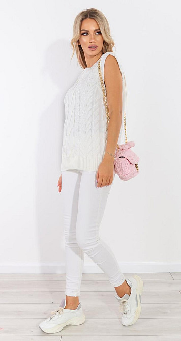 В'язана жилетка (48-52) Київ - фото 3