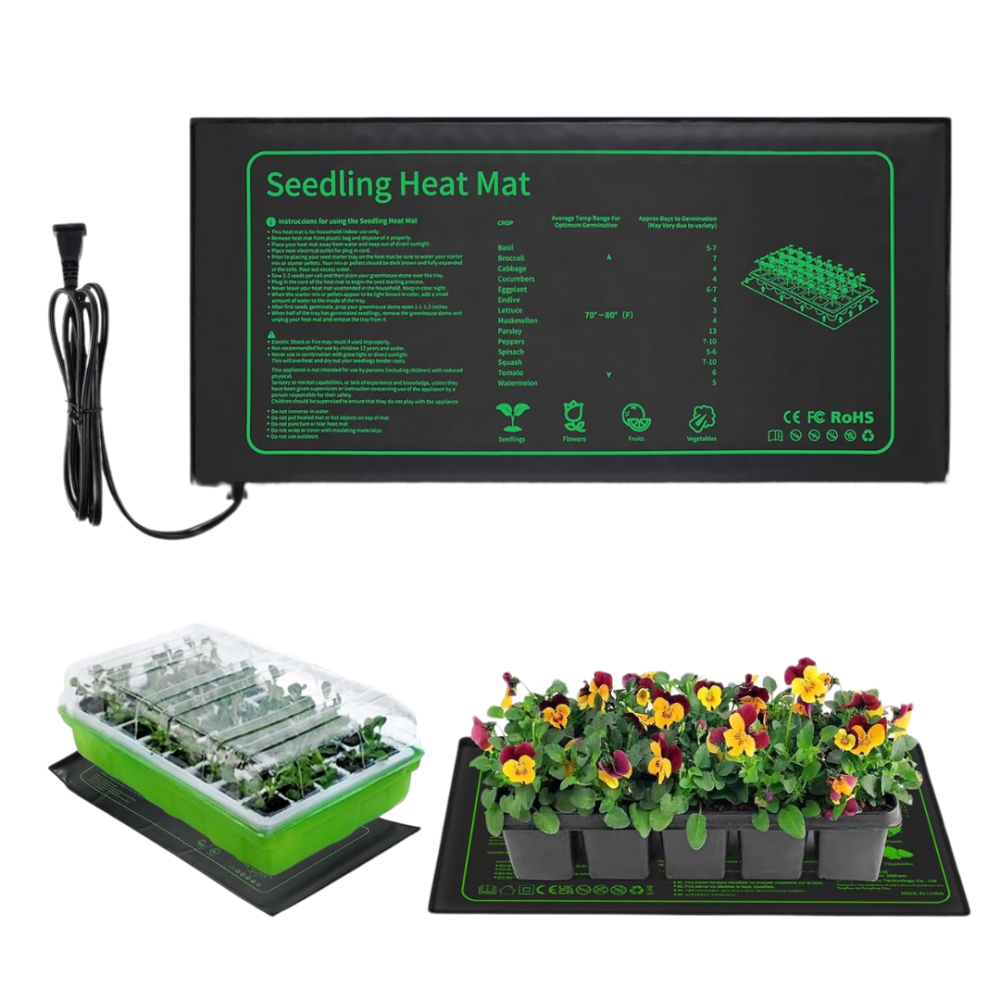 Термоковрик для рассады с быстрым нагревом | Коврик для рассады и семян, 53x93см 80Вт Каменец-Подольский - изображение 1